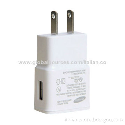 USB Travel Charger with Smart IC, 5V/2.0A Output, for Samsung, iPad, Tablet PCs